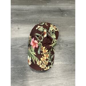 Tommy Bahama Relax Aloha Hat Cap Buckle Strapback Floral Hawaiian Print Cocktail